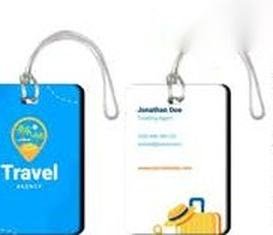 Sublimation Wood Luggage Tag - Bulk Luggage Tag
