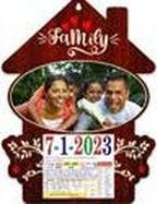 Wooden Cutout Calendar - CT 103