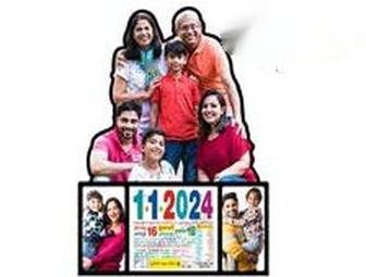 Wooden Cutout Calendar - CT 118