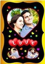 Double Layer Gold LED Frame - DPI 5