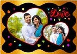 Double Layer Gold LED Frame - DPI 6