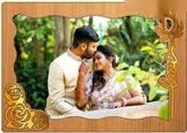 Gold Mirror LED Photo Frame - GPI 4