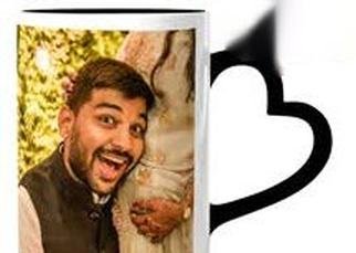 Heart Handle 3 Tone Mug - OM 805 Black