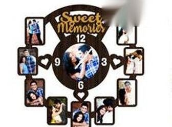 Photo Wall Clock - WC 6007 (10 photos)