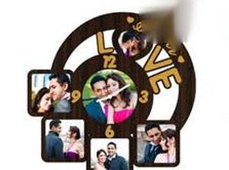 Photo Wall Clock - WC 6009 (6 photos)