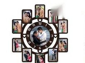 Photo Wall Clock - WC 6011 (11 photos)
